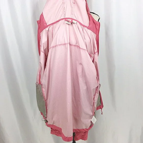 White Sierra Hooded Windbreaker Jacket Womens Size Large - Picture 7 of 9